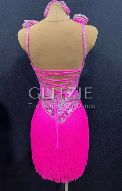 New Latina dress_The Pink Grace XS-S Dancewear