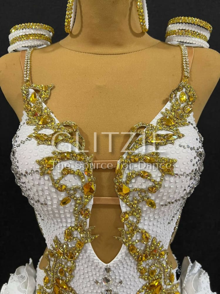 New Latina dress_The Royal White S Dancewear