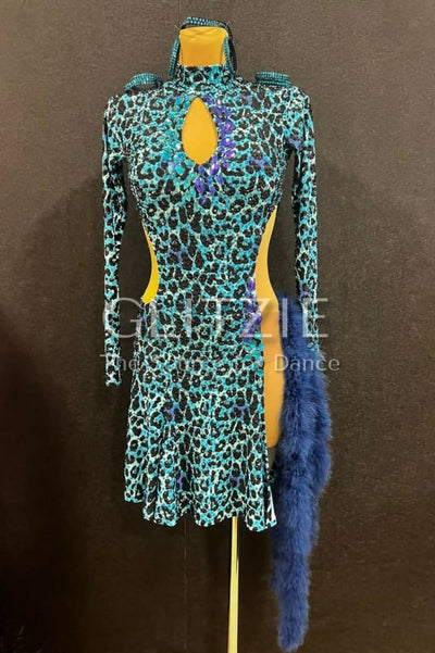 Turquoise Leopard 1 2x3