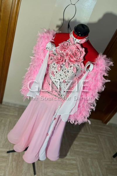 Pink Flower ’Size Medium’ M Dancewear