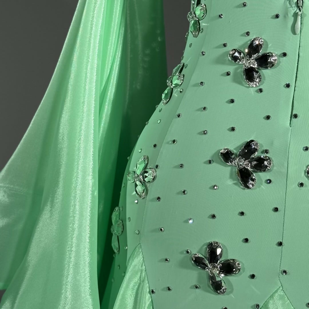 Light and shiny Ballroom dance dress