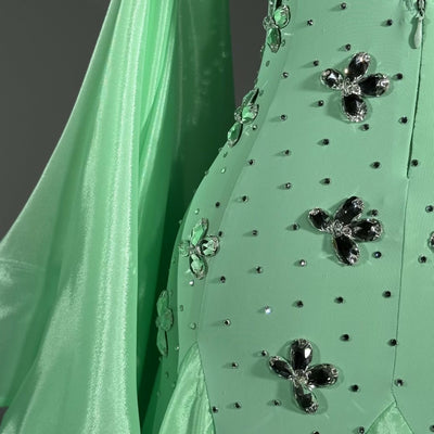 Light and shiny Ballroom dance dress