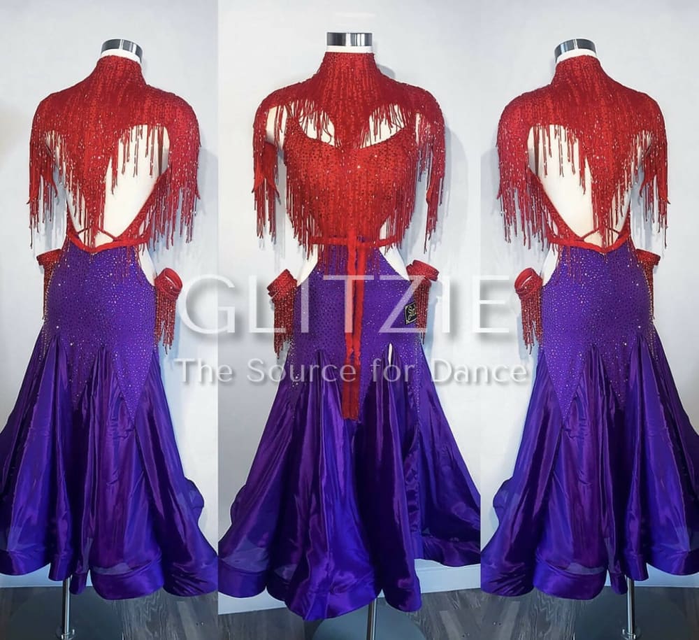 Sponsored American Smooth dress by SRDJAN XS-S Dancewear