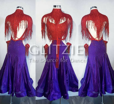 Sponsored American Smooth dress by SRDJAN XS-S Dancewear