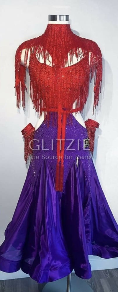 Sponsored American Smooth dress by SRDJAN XS-S Dancewear