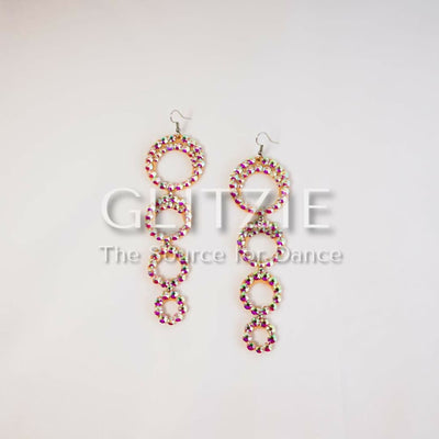 Stylish rhinestone earrings ’Rachel’ Accessories