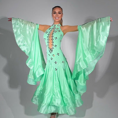 Light and shiny Ballroom dance dress